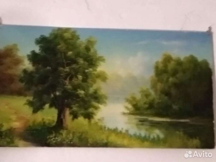 Картина Рассвет Сделано Из Маслянистой Краски