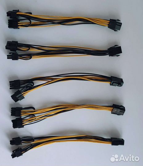 Разветвитель питания 6pin - 2x8pin