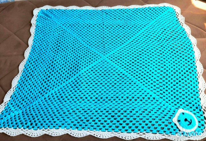 Новый плед на выписку/в коляску/кроватку