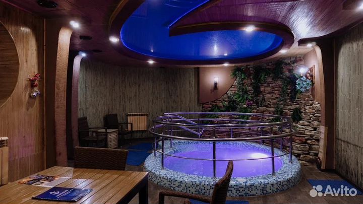 Сауна с бассейном