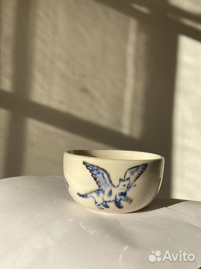 Кружка фарфор ручной работы с котятами