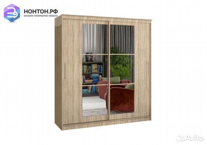 Шкаф-купе Элегант-3 дуб сонома