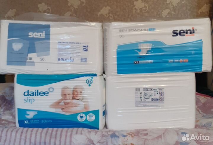 Памперсы подгузники для взрослых размер 4 (XL)