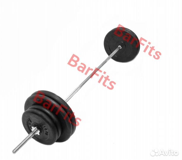 Штанга обрезиненная Антат 120кг