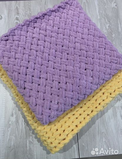 Плед детский плюшевый