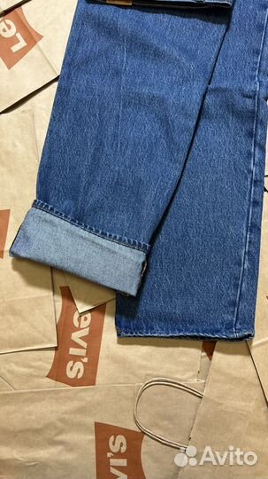 Мужские джинсы Levis 501 классика синий