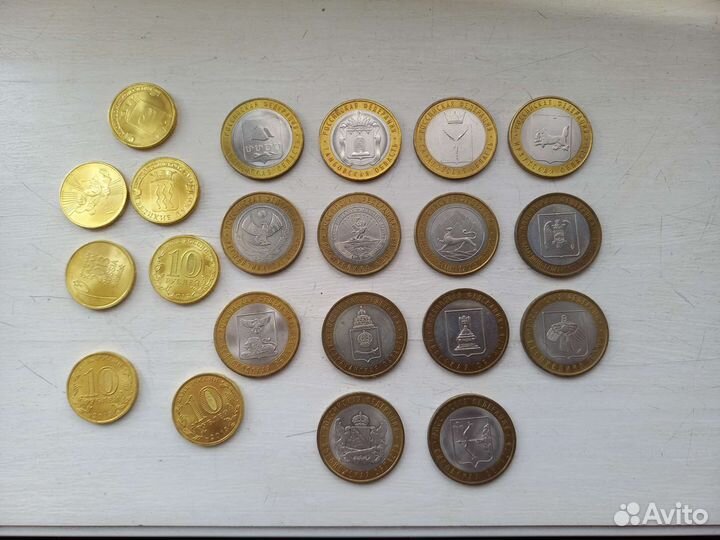 Монеты биметалл и юбилейные