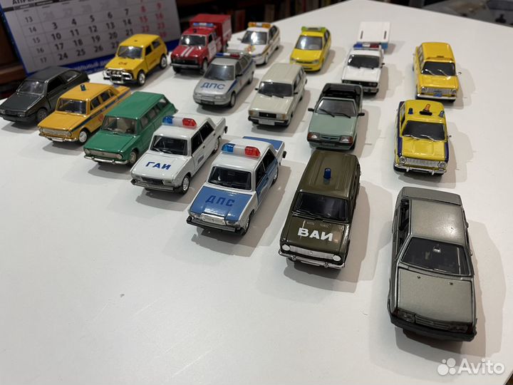 Модели автомобилей ваз 1:43