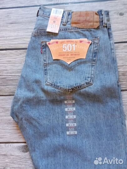 Мужские джинсы Levis 501 W38 L32