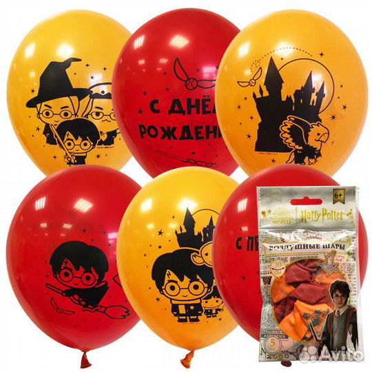 Шарики с рисунком (детские герои)