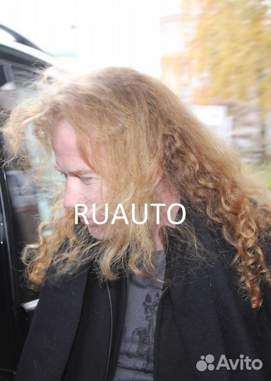 Автограф Dave Mustaine megadeth