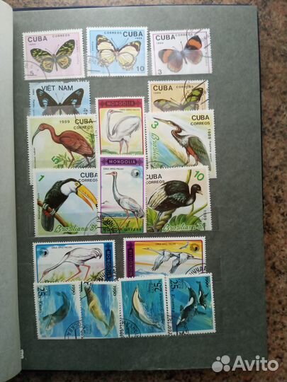 Марки фауна (птицы, животные)