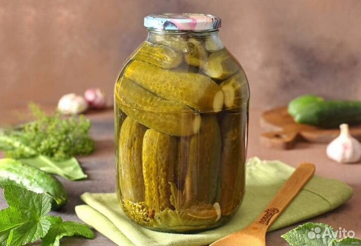 Огурцы соленые