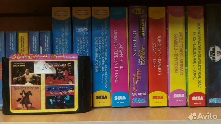 Картриджи Sega Dendy