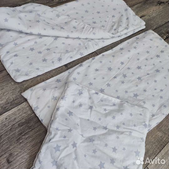 Комплект в коляску 3предмета подушка матрас одеяло