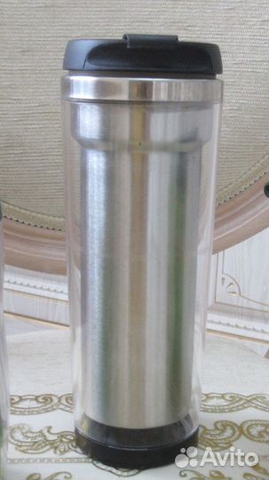 Термокружка металлическая