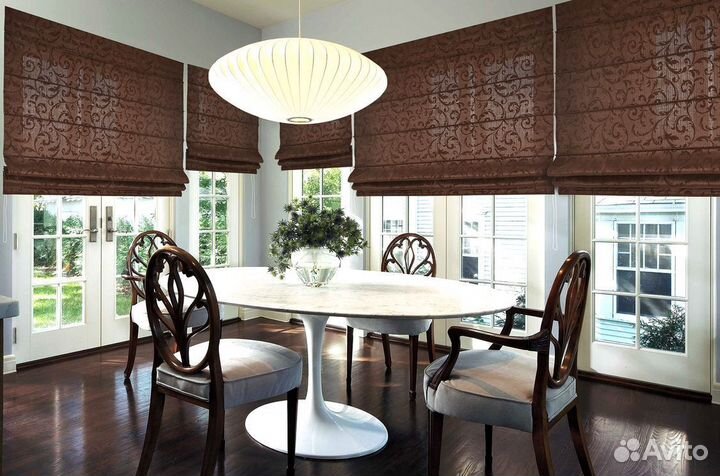 Римские шторы с электроприводом на заказ