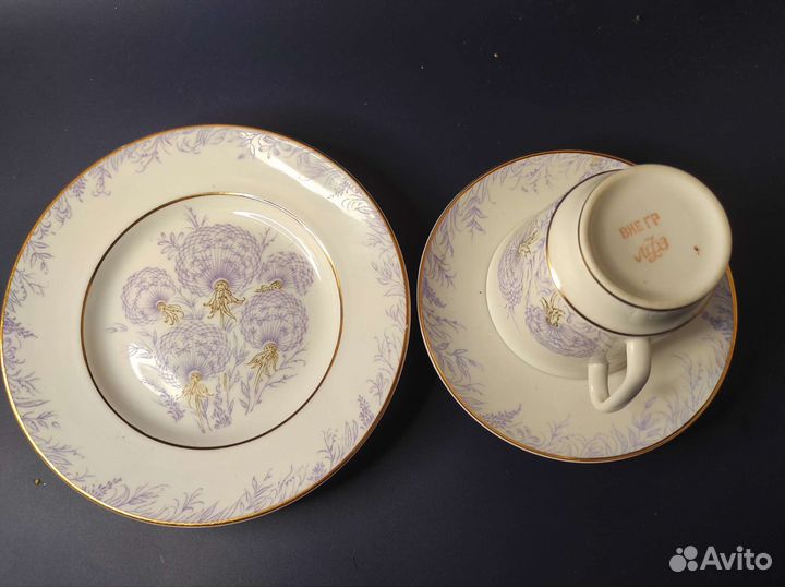 Чайная тройка одуванчик лфз