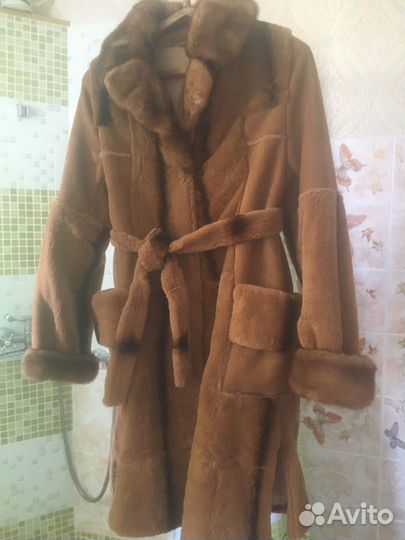 Шубка комбинированая, арилаг и норка