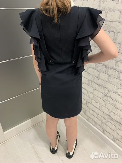 Школьная форма для девочки синяя 134 140