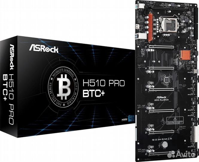 Материнская плата ASRock H510 Pro BTC+