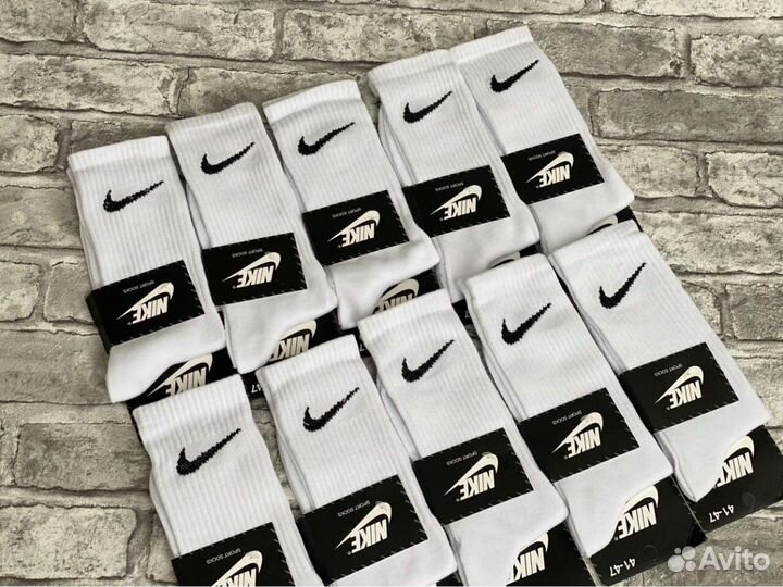 Носки nike высокие