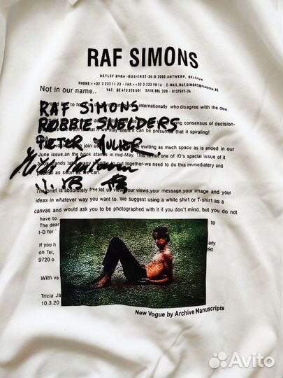 Худи Raf simons