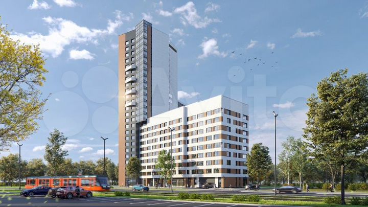 2-к. квартира, 56,7 м², 20/24 эт.