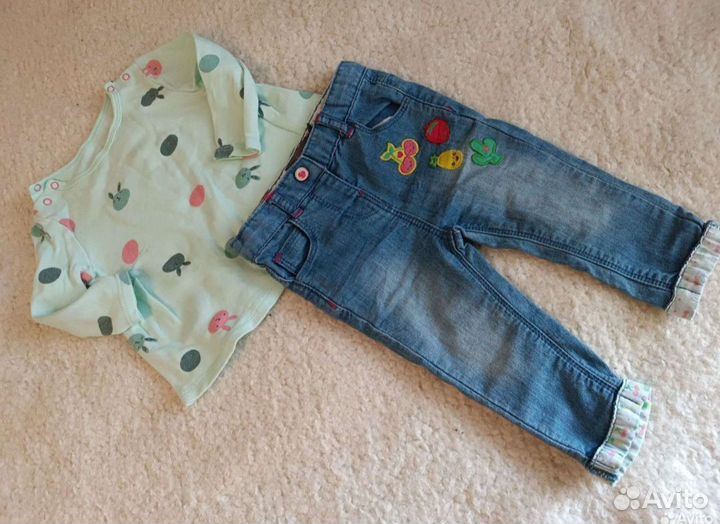 Одежда пакетом для девочки 74 см