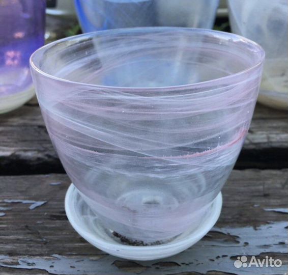 Кашпо, горшки стеклянные для орхидей