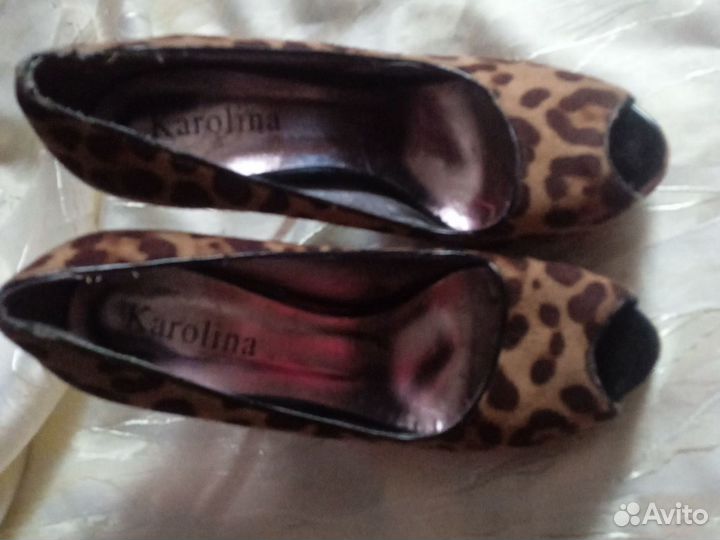 Туфли женские 37 размер,сапоги чулки леопардовые