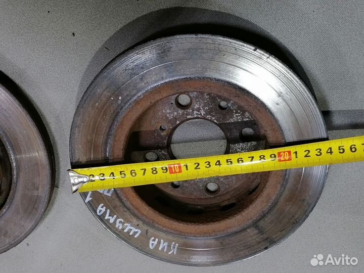 Диск тормозной перед. вентилируемый Kia Shuma 1