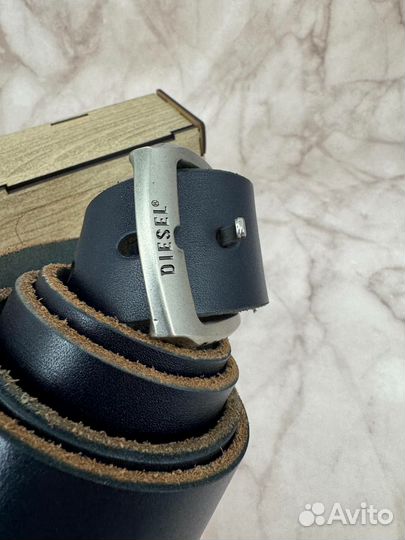 Кожаный мужской ремень Diesel