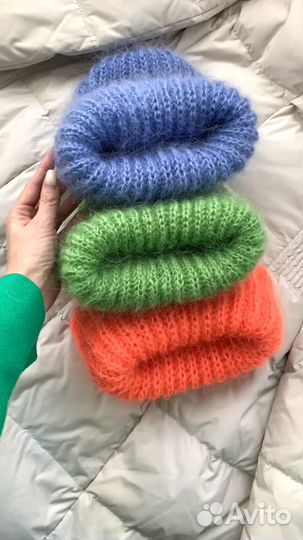 Мохеровая шапка