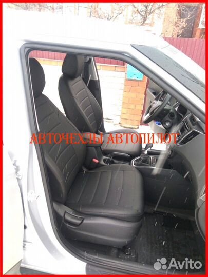 Чехлы Автопилот Hyundai Creta 2 из экокожи чёрные