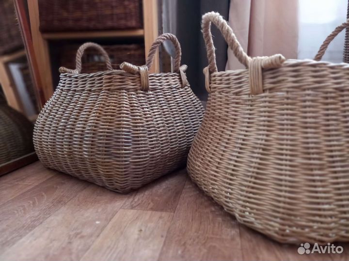 Корзины плетёные