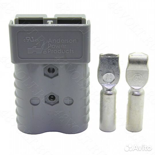 Разъём силовой Андерсон серый 350A