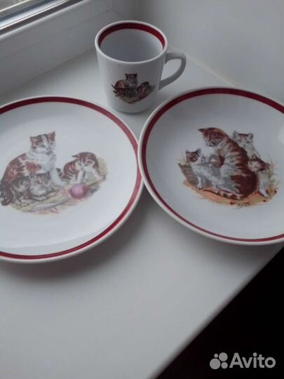 Набор детской посуды ГДР Kahla