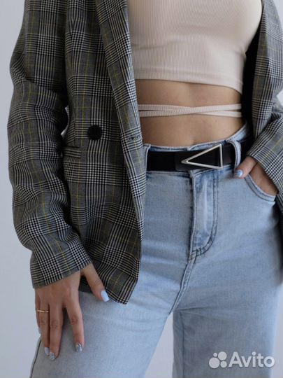 Ремень женский кожаный