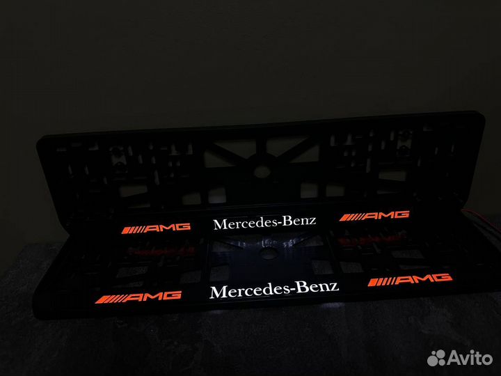 Номерная led рамка с вашим дизайном