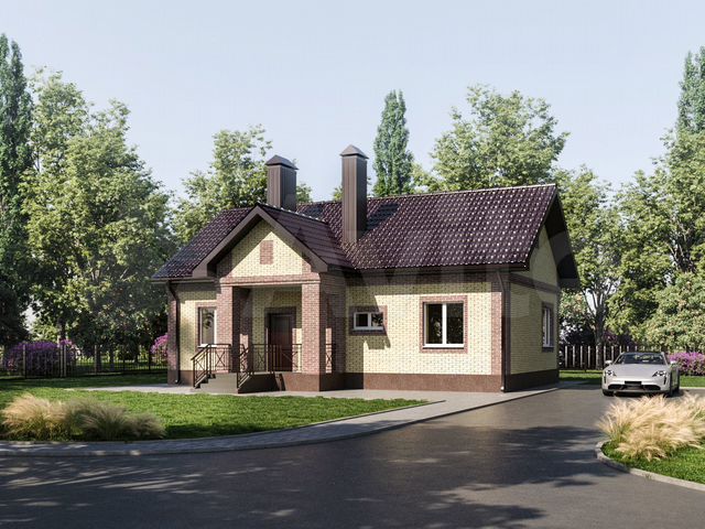 Коттедж 81,1 м² на участке 10 сот.