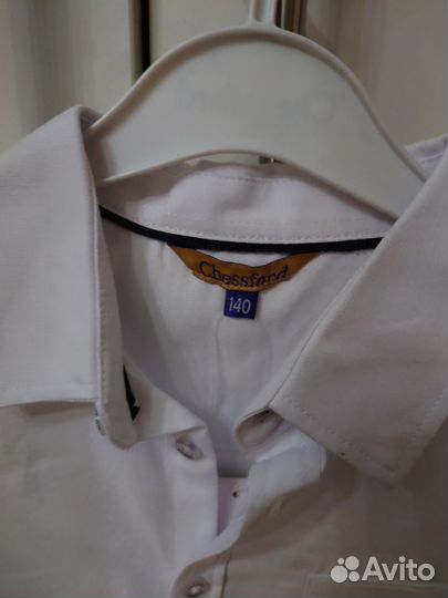 Рубашка белая 140 новая