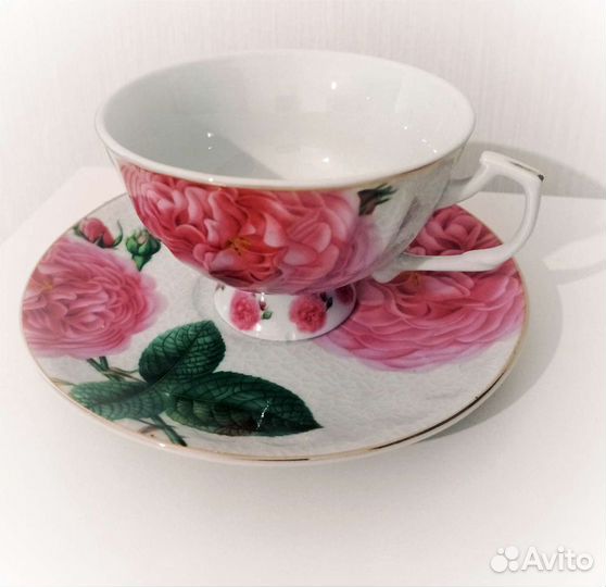 Набор фарфоровых чайных чашек lorraine