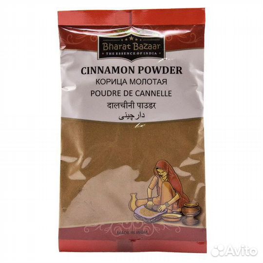 Корица молотая (cinnamon powder) Bharat Bazaar Бха