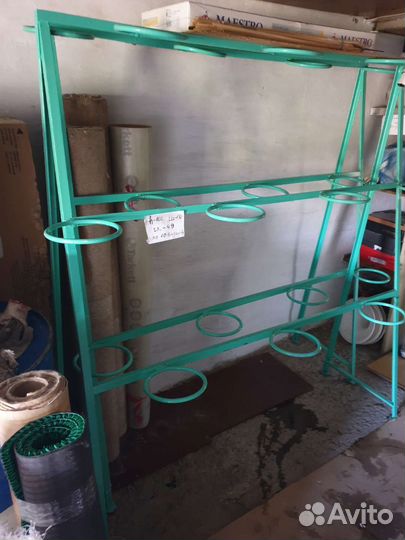 Стойки для живых цветов. Вазонов. Гофромашина