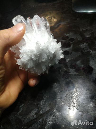 11) Друза прозрачного кварца