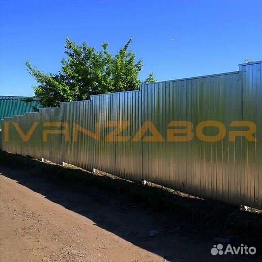 Забор на 10 соток в Кинешме