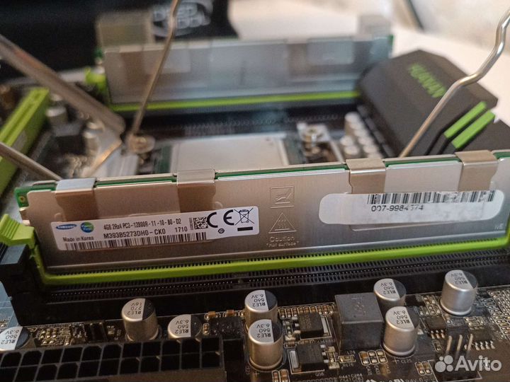 Комплект lga 2011: e5 2640 + 8 gb samsung ecc reg