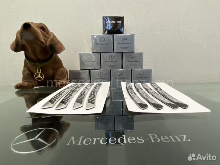 Наклейки AMG Mercedes Benz на колесные диски