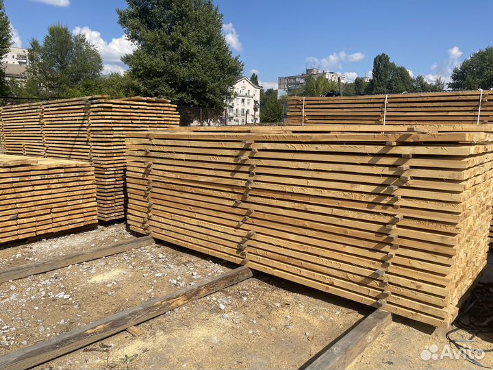 Брус обрезной 1й и 2й Сорт